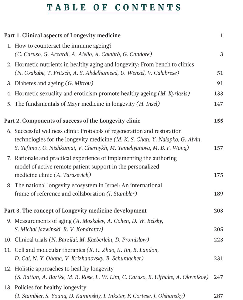 [PRE-ORDER] Handbook on Longevity Medicine: The Road Map | European ...