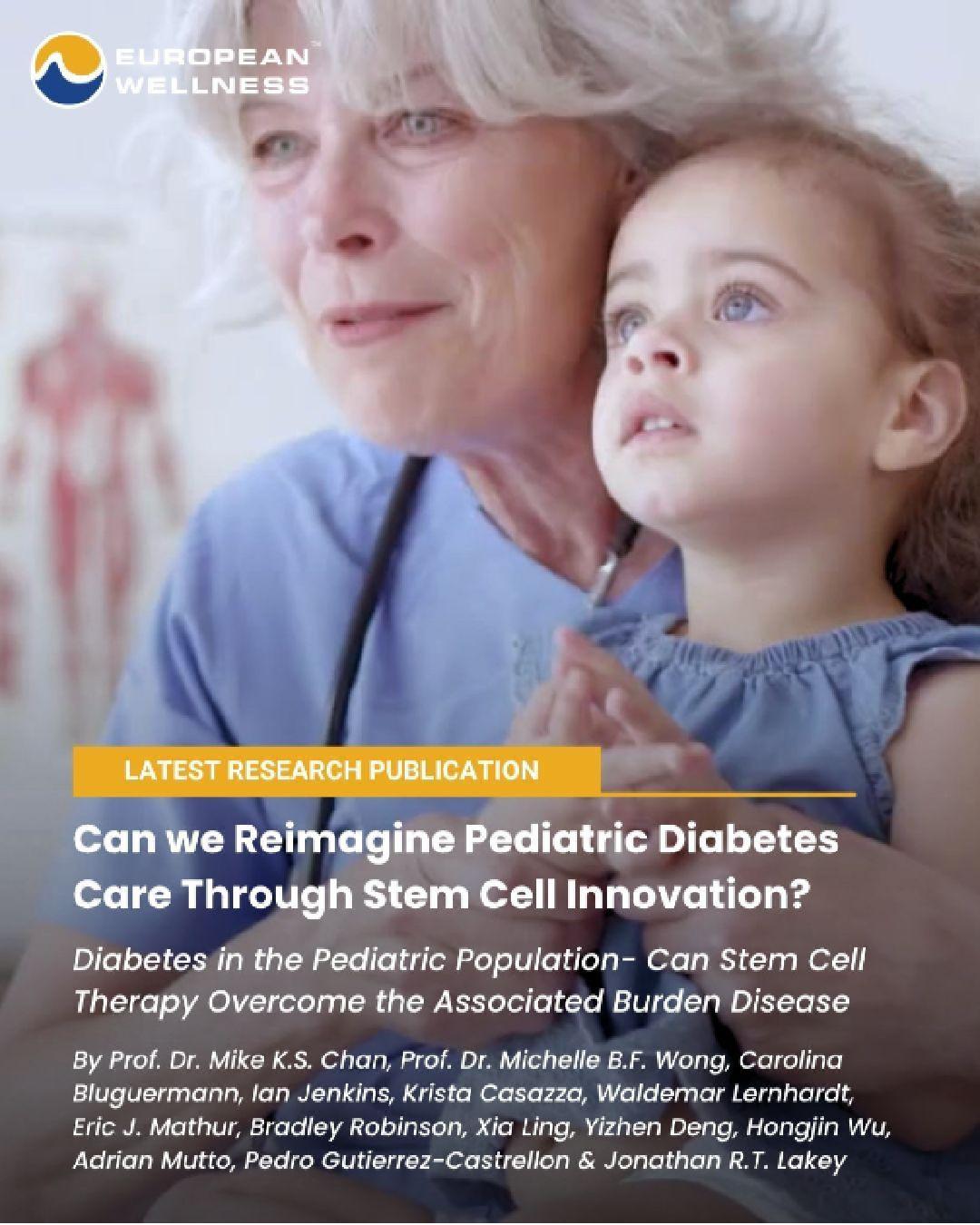 Can We Reimagine Pediatric Diabetes Care Through Stem Cell Innovation?