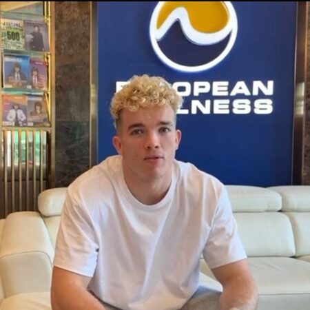 Fergus Tierney during his visit to European Wellness as Sabah FC players continued their recovery and preparation work. Fergus Tierney during his visit to European Wellness as Sabah FC players continued their recovery and preparation work.