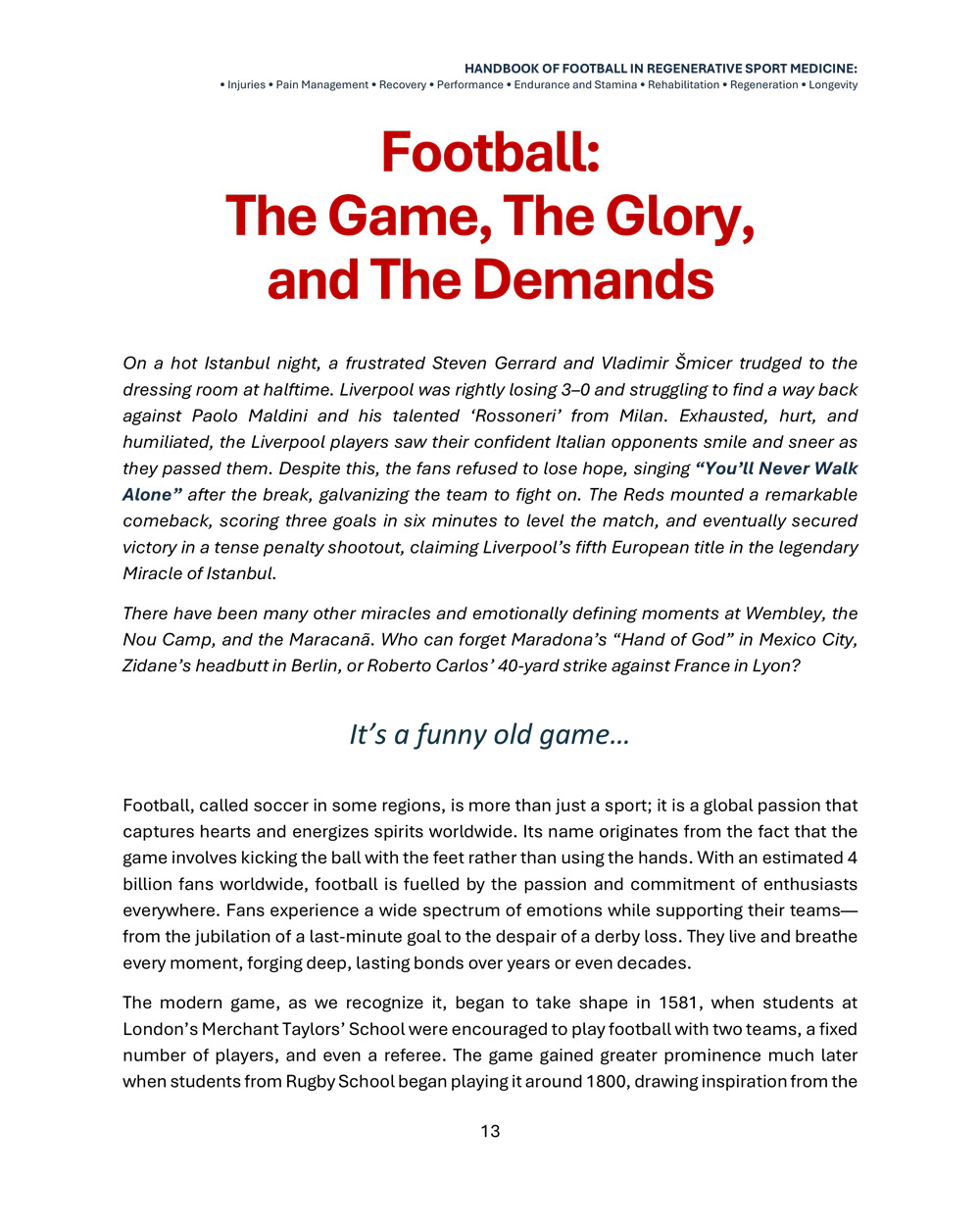 Handbook of Football in Regenerative Sport Medicine - Image 25