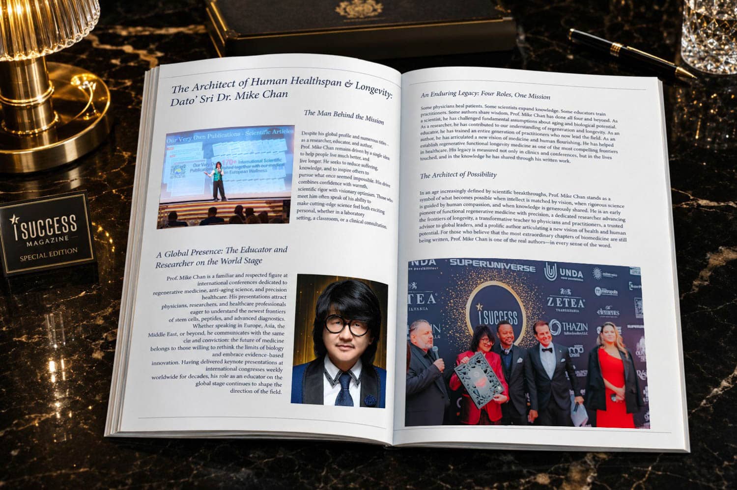 Beyond the Cover: How iSuccess Magazine Captured the Vision of Prof. Mike Chan