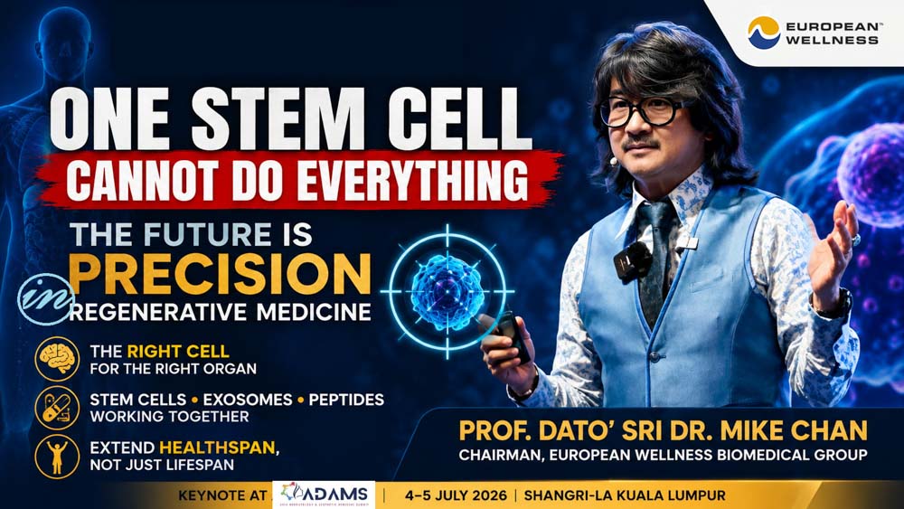 Prof. Mike Chan Reveals Why Precision Medicine Is the Future of Regenerative Healthcare at ADAMS 2026