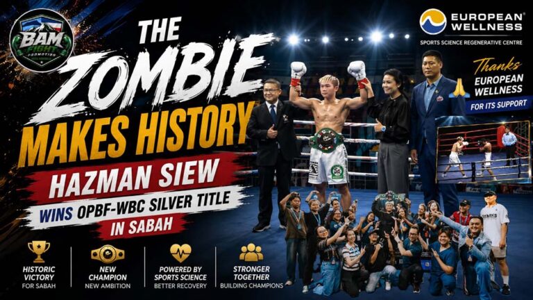 Zombie X Ringer Hazman ‘The Zombie’ Siew Captures OPBF-WBC Silver Crown in Sabah ...