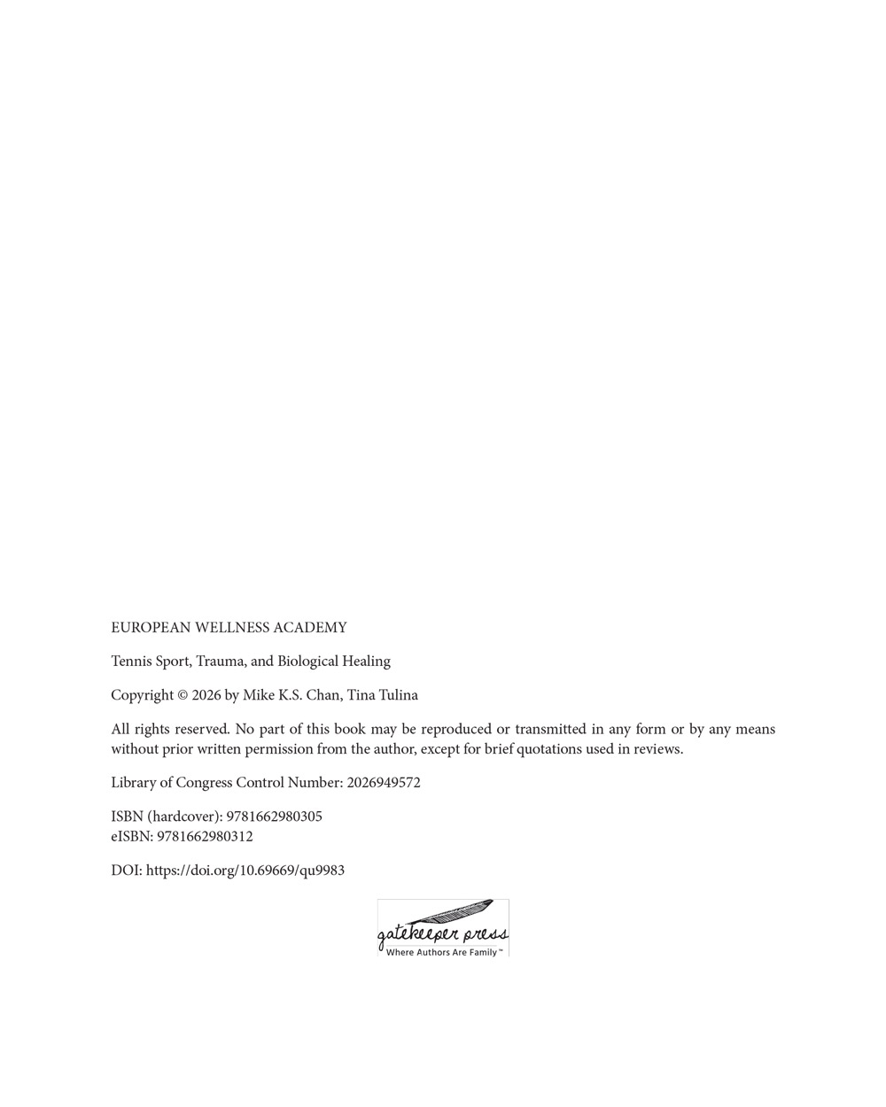 Tennis Sport, Trauma, and Biological Healing - Image 7