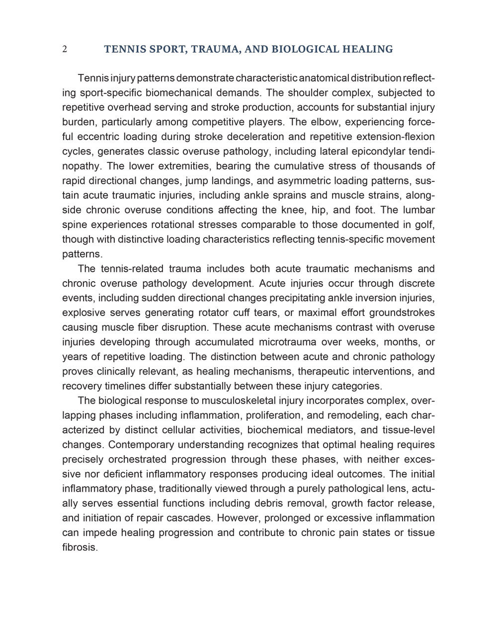 Tennis Sport, Trauma, and Biological Healing - Image 22