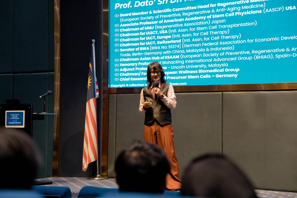 Prof. Chan highlighted European Wellness Biomedical Group's pioneering work